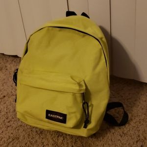 Eastpak chartreuse mini backpack